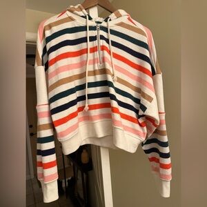 Aerie Multicolor Striped Hoodie